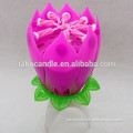 Pinky Musical Birthday Flower Candles/Melodic Birthday Candles